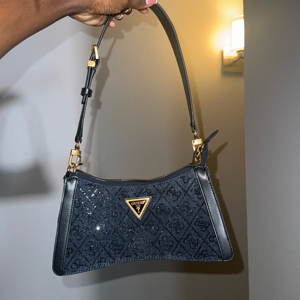 Denim guess bag